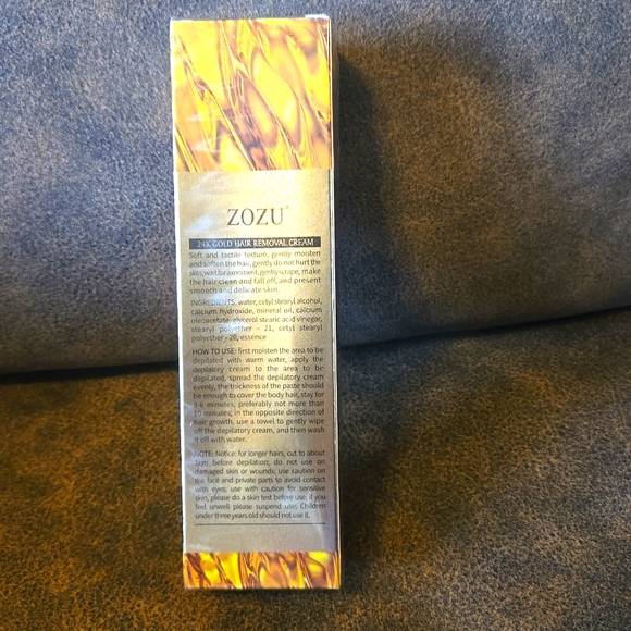 ZOZU 24K Gold Hair Removal Cream - Picture 3 of 11